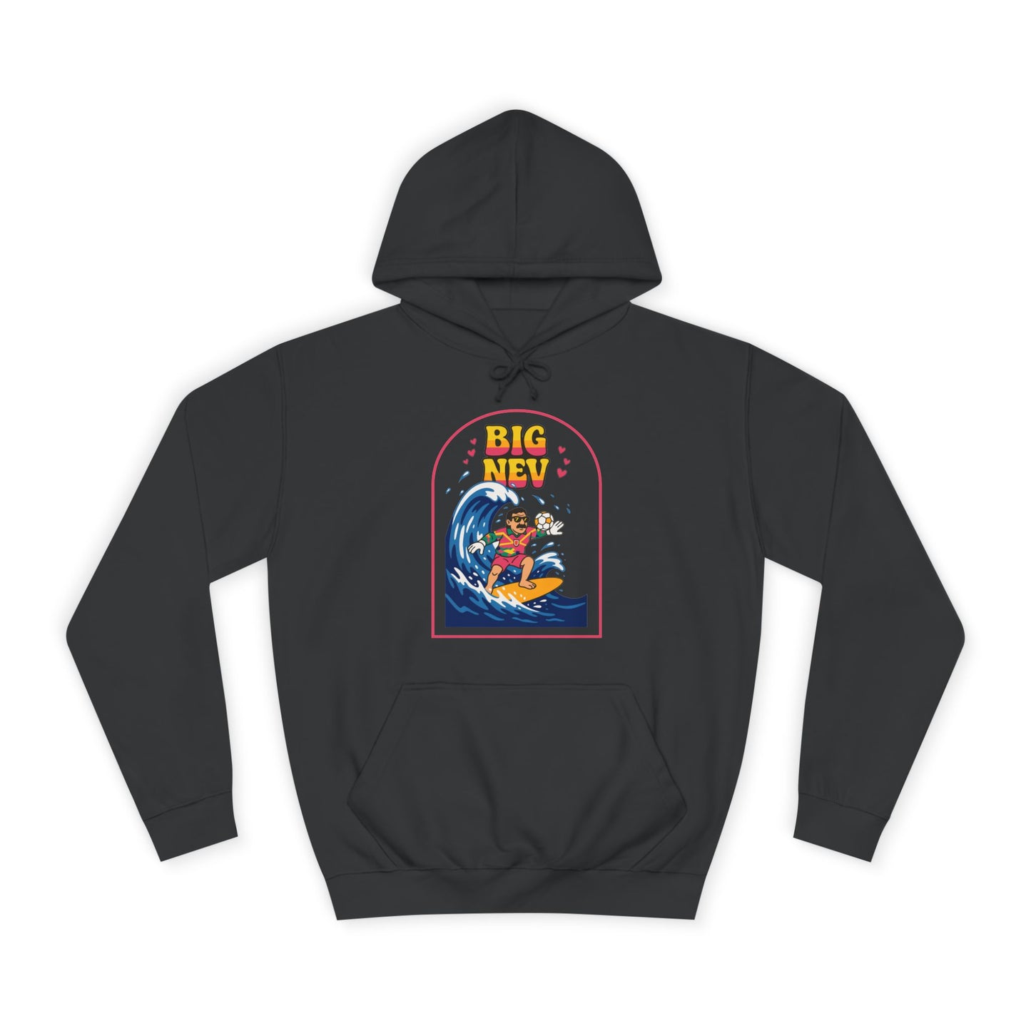 Neville Southall Retro Surfing  Hoodie (Unisex)