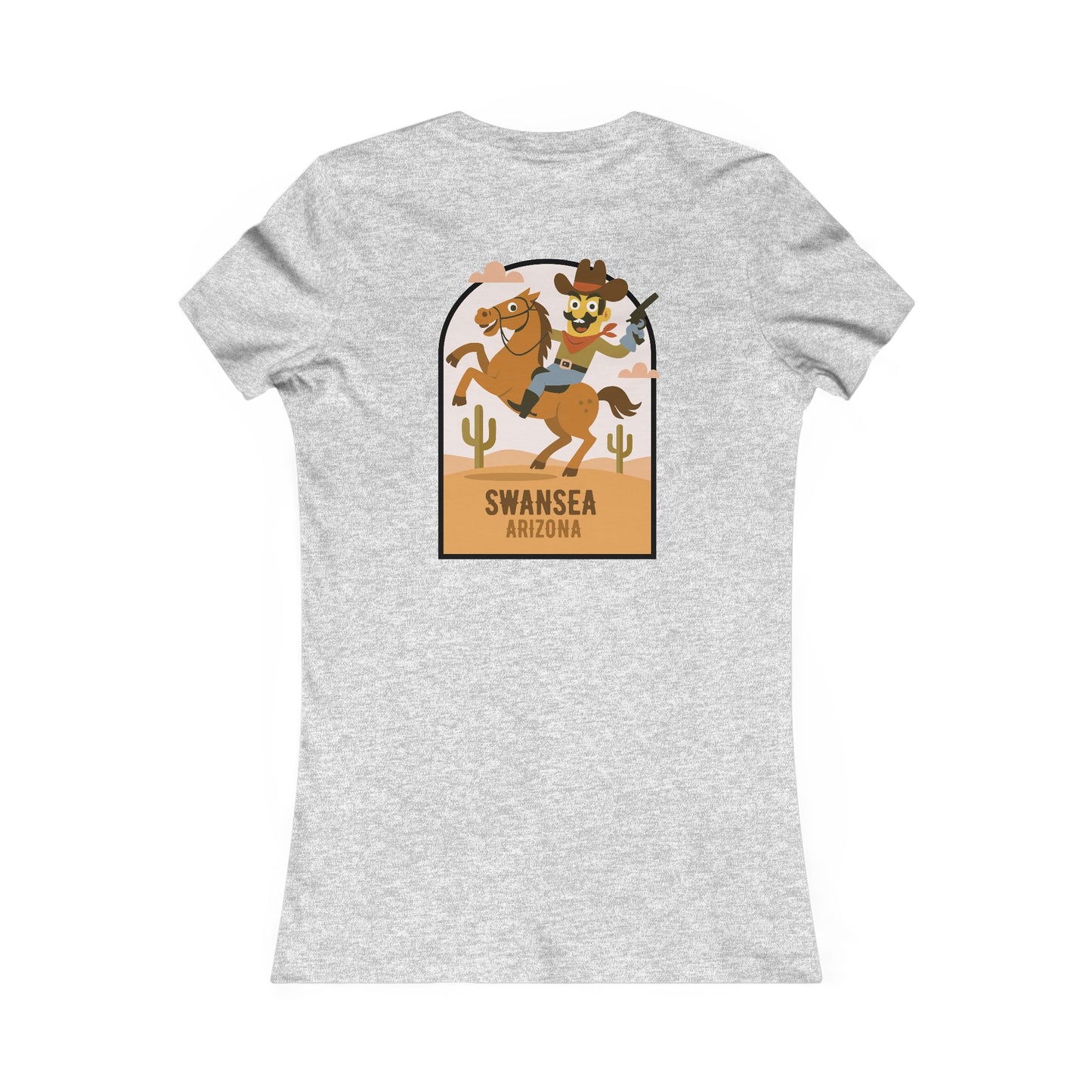Women's Swansea Arizona Cowboy Tee - Western Double Sided Shirt