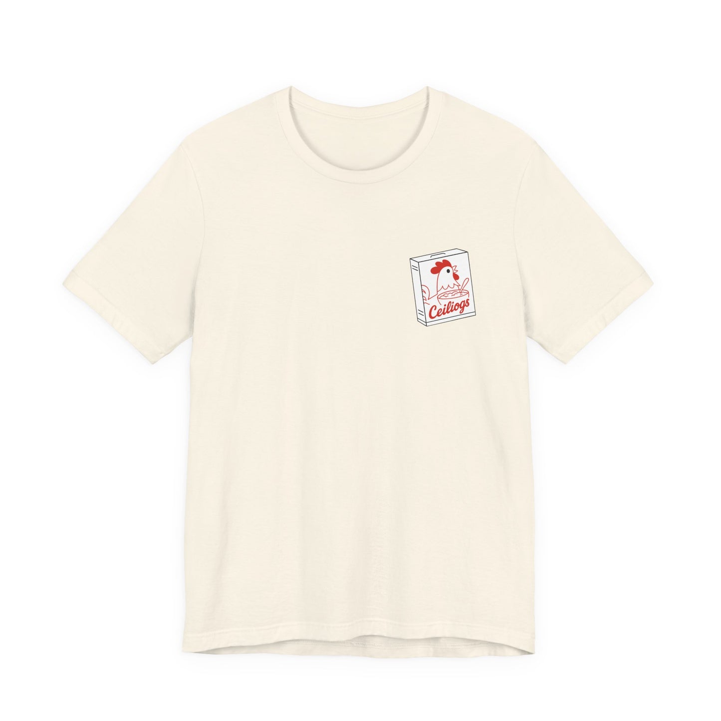 Ceiliogs Vintage Cereal Unisex T-shirt (Double Sided)