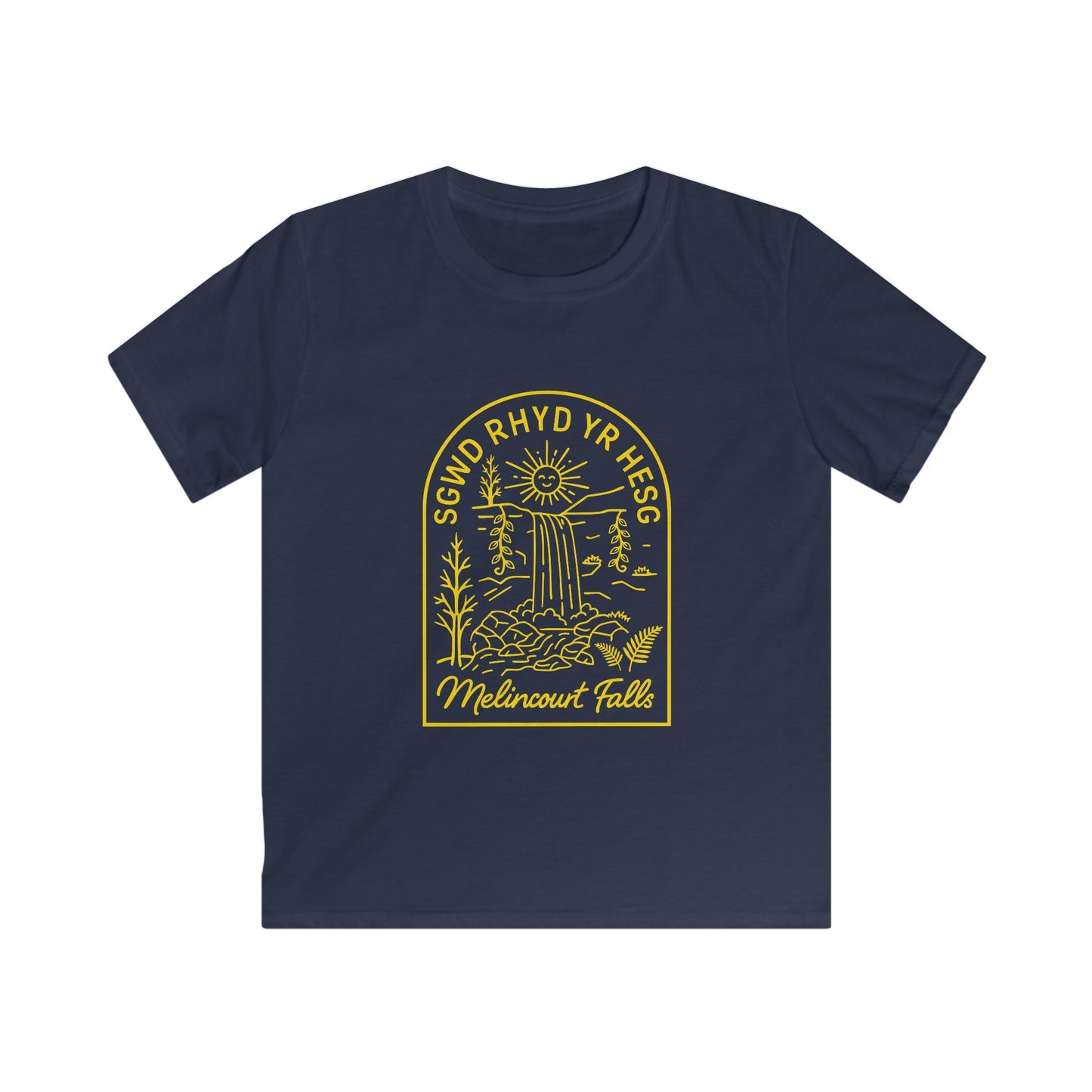Kids 'Sgwd Rhyd Yn Hesg' Melincourt Falls Waterfall Graphic