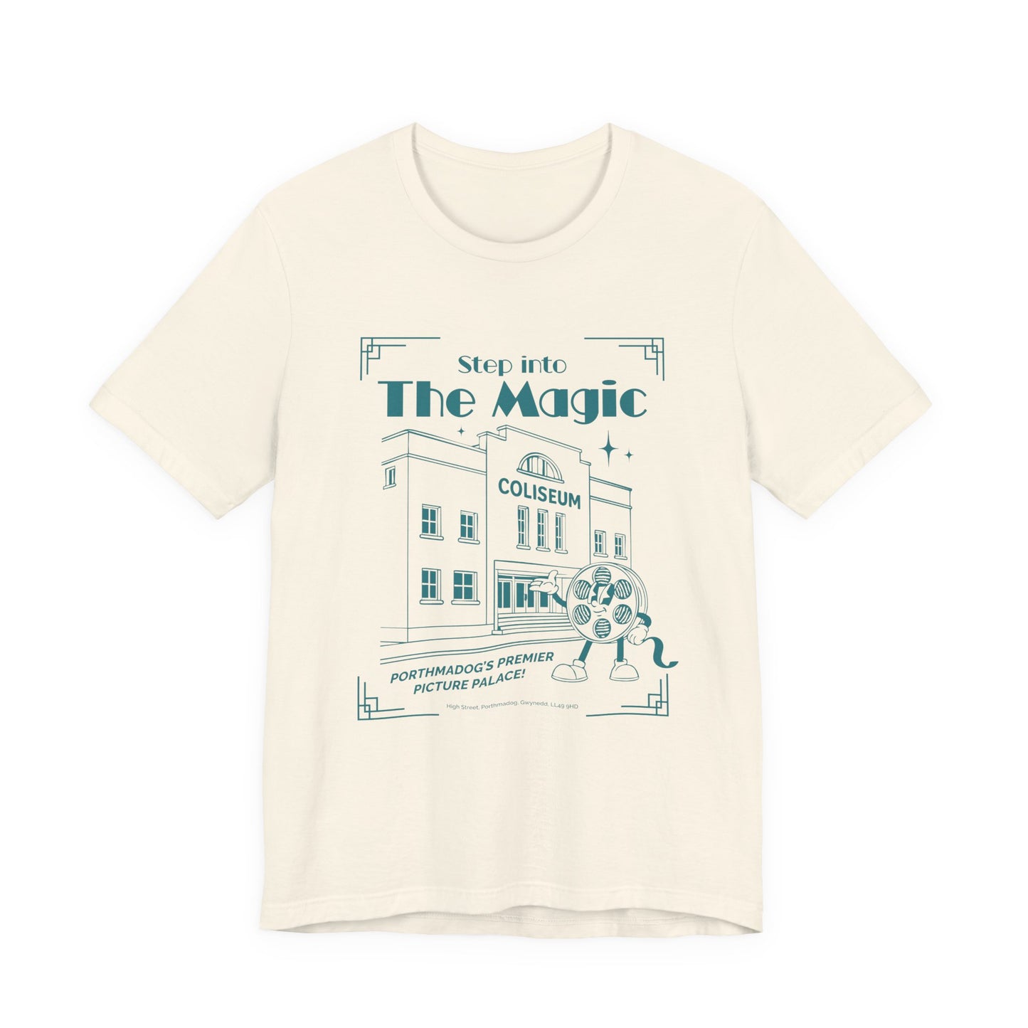 Retro Porthmadog Cinema T-Shirt (Unisex) - Vintage Coliseum Tee