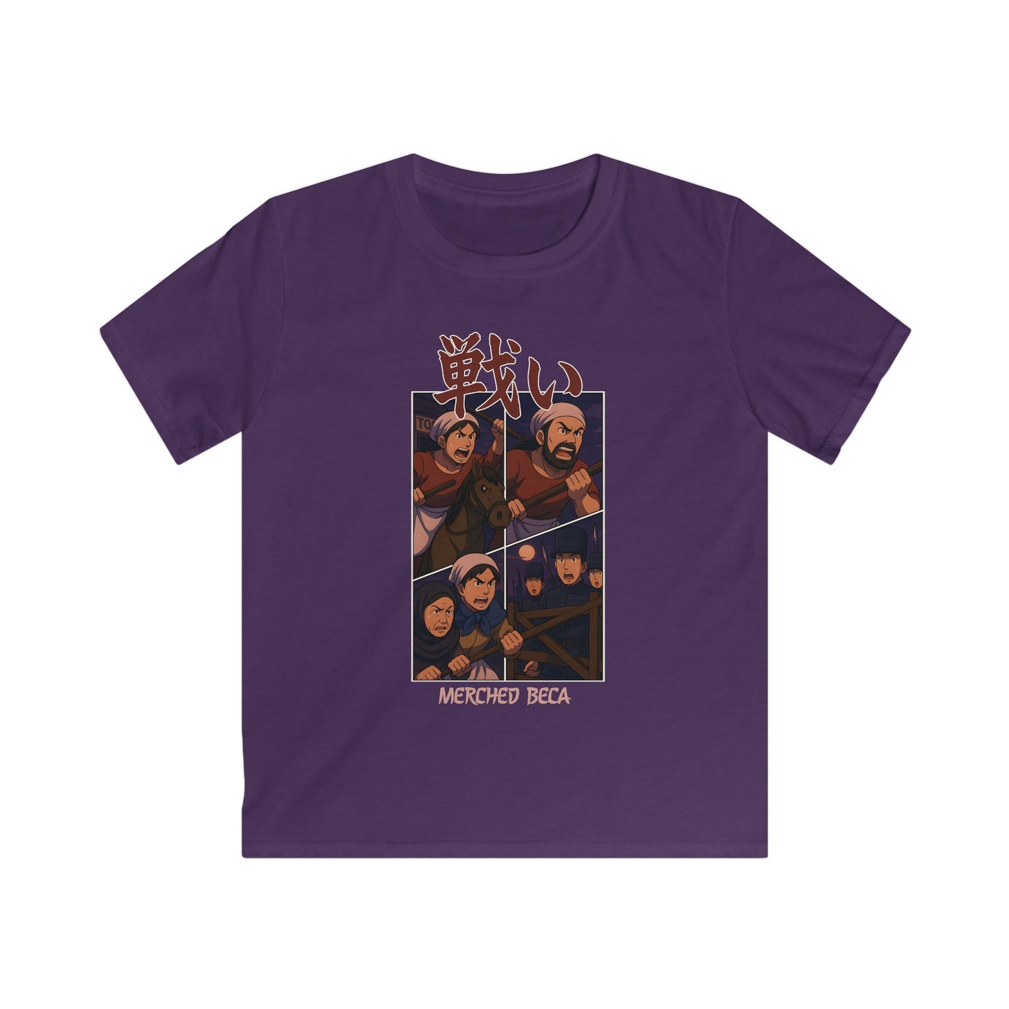 Kids "Merched Beca" Anime Battle T-Shirt (Rebecca Riots)