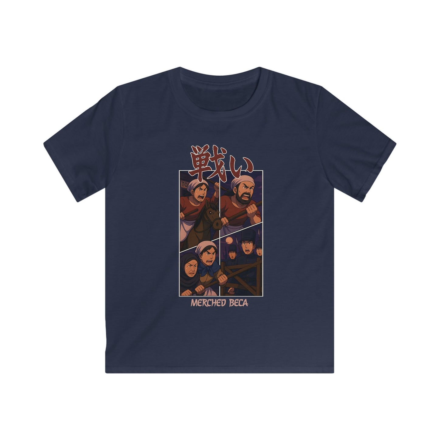 Kids "Merched Beca" Anime Battle T-Shirt (Rebecca Riots)