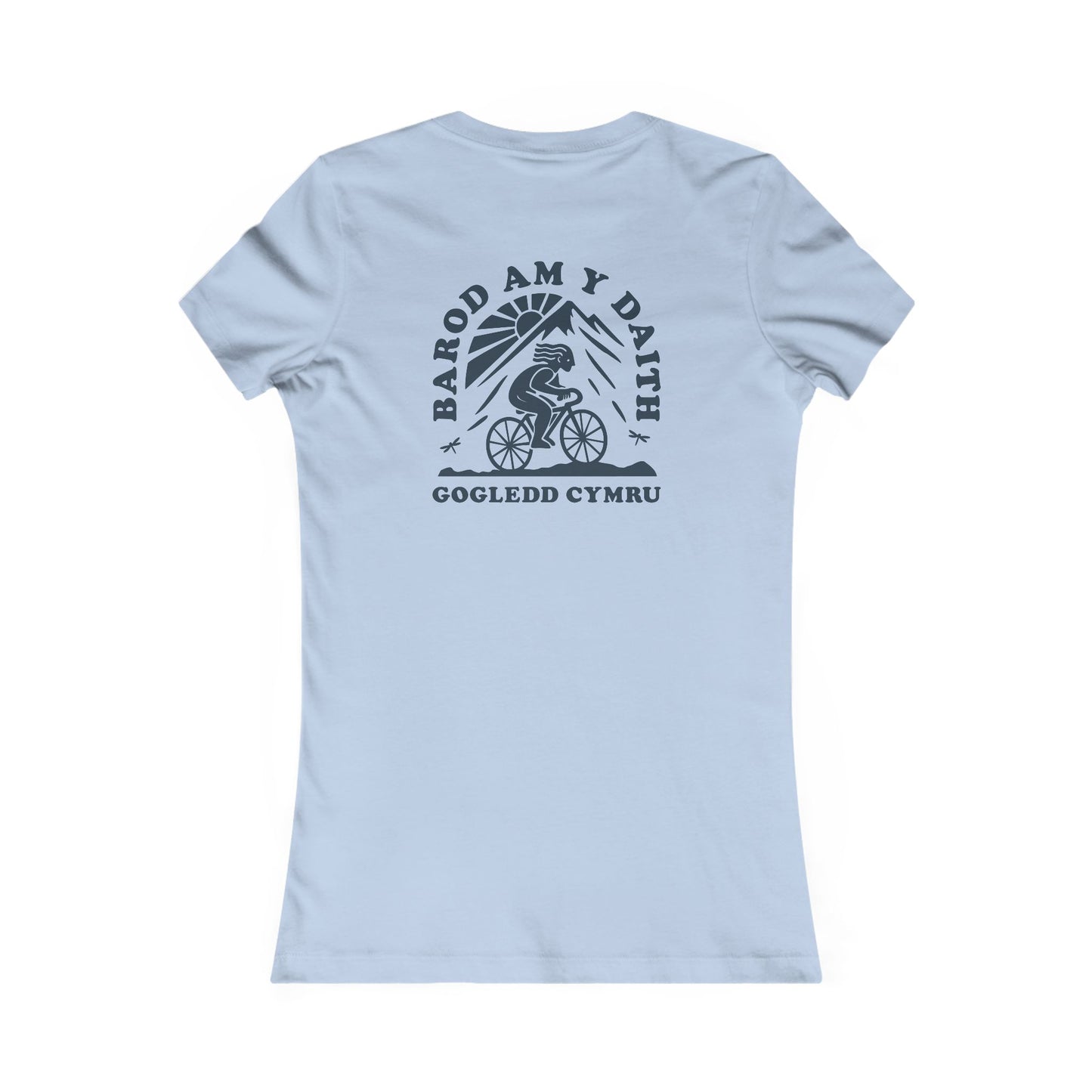 Women's Gogledd Cymru Cycling Tee - 'Barod Am Y Daith' (Double Sided)