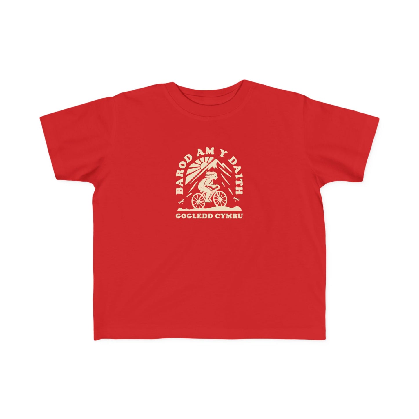 Toddler North Wales T-Shirt - 'Barod Am Y Daith'