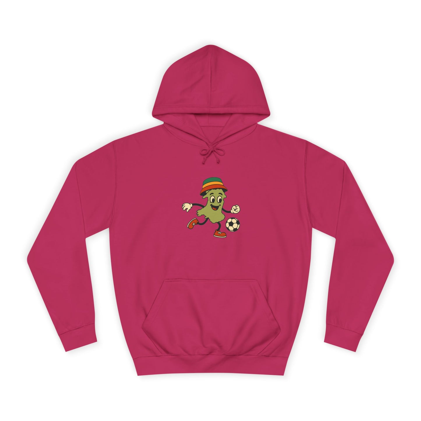 Retro Wales Map Football Hoodie (Unisex)