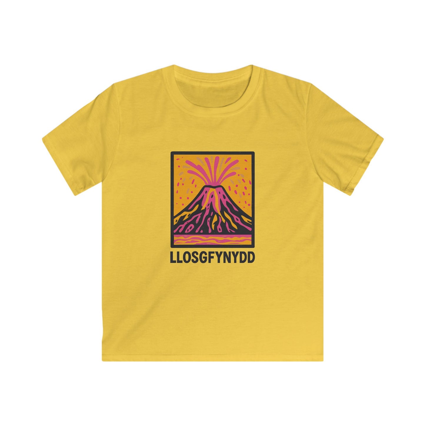 'Llosgfynydd' Welsh Volcano Kids Shirt