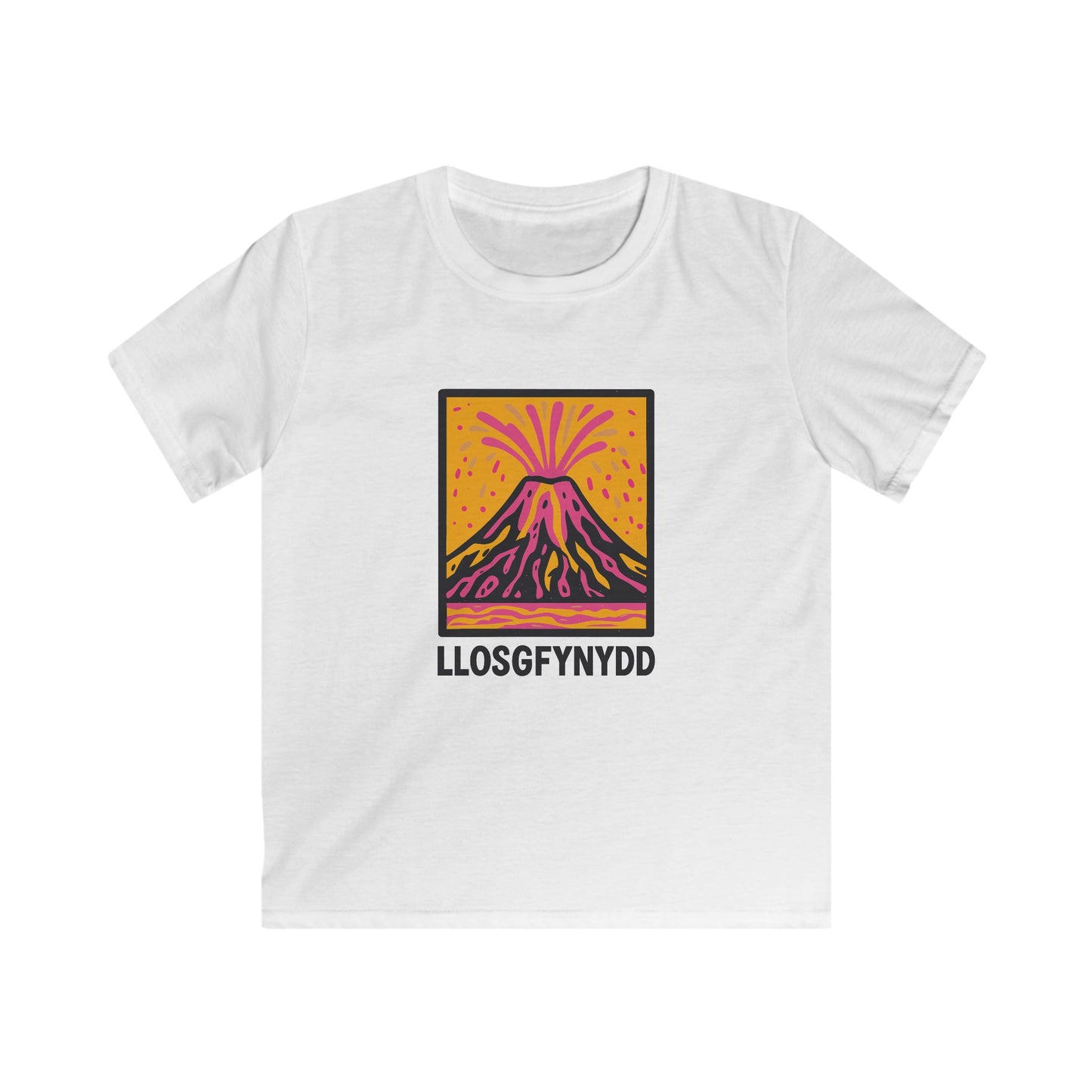 'Llosgfynydd' Welsh Volcano Kids Shirt