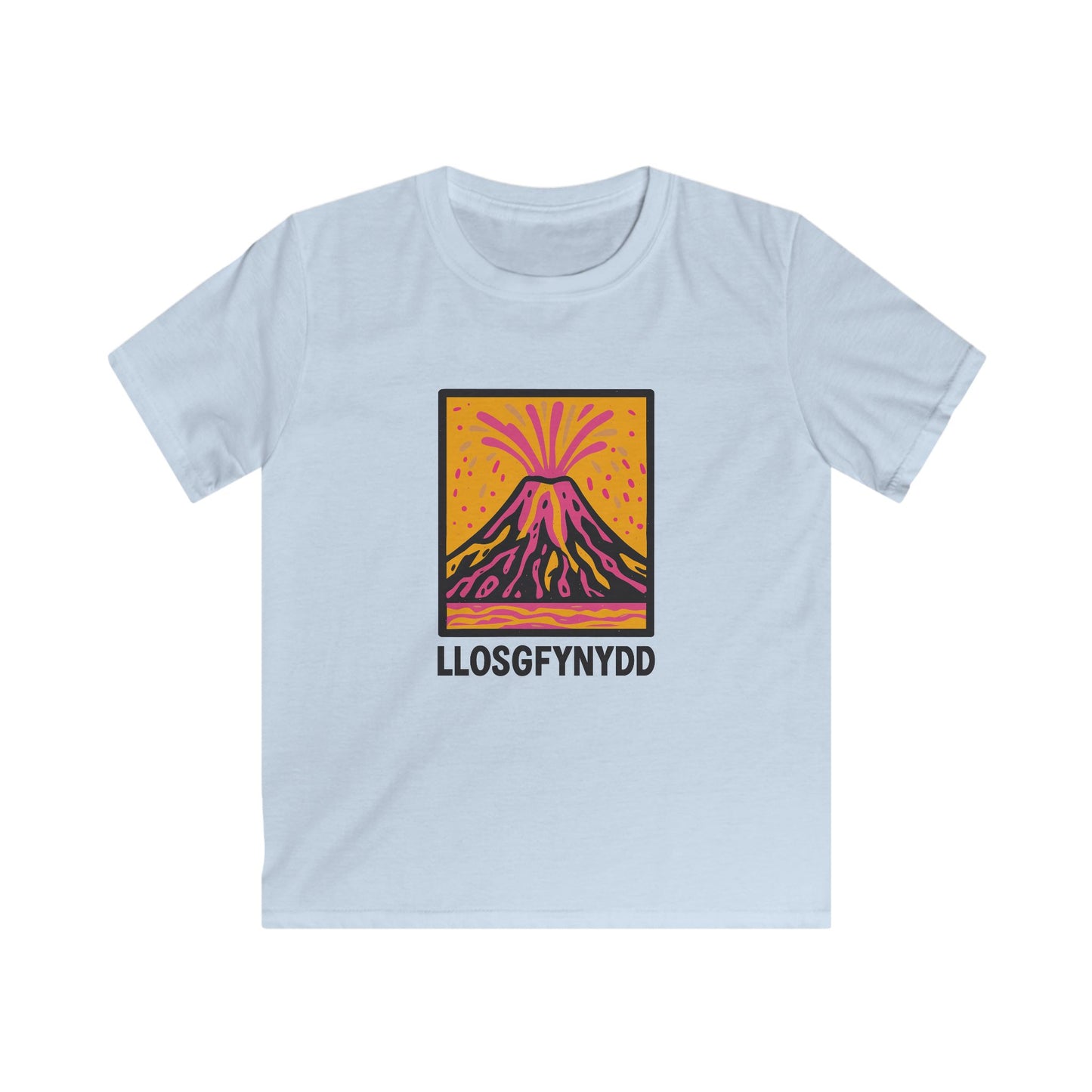 'Llosgfynydd' Welsh Volcano Kids Shirt