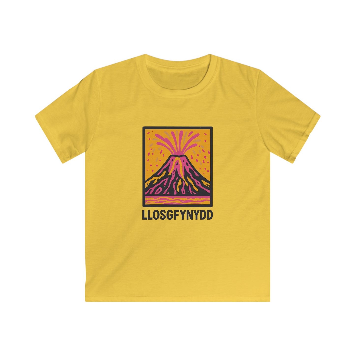 'Llosgfynydd' Welsh Volcano Kids Shirt