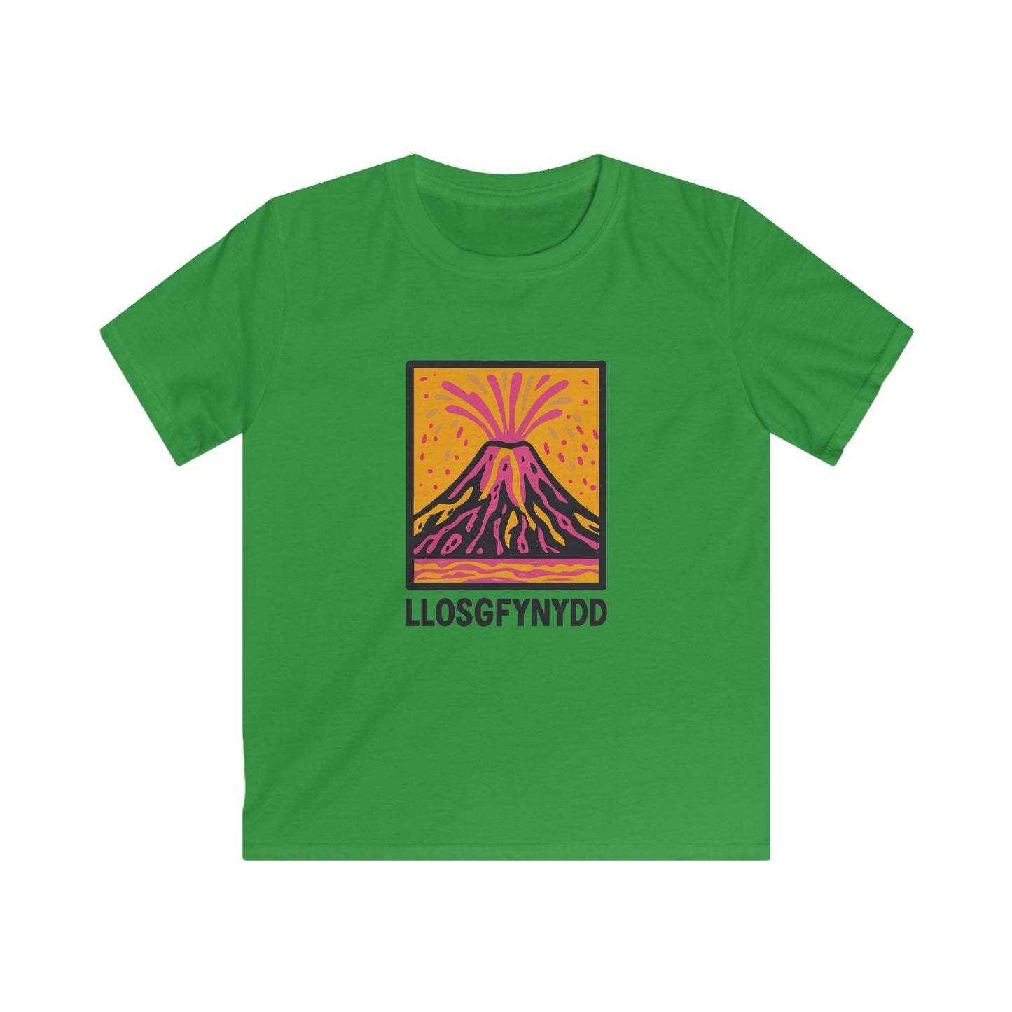 'Llosgfynydd' Welsh Volcano Kids Shirt