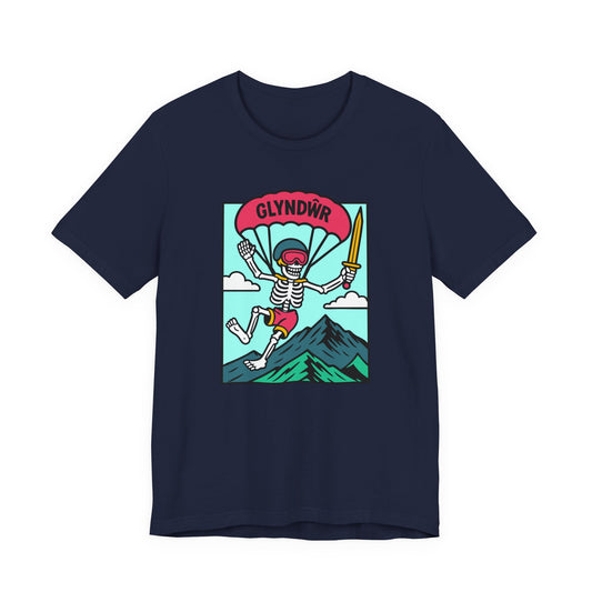 Skeleton Glyndŵr Parachute T-Shirt (Unisex)