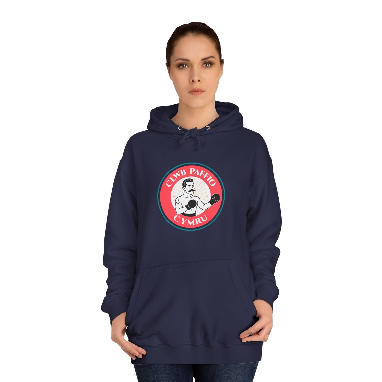 Clwb Paffio Cymru - Retro Boxing Unisex Hoodie