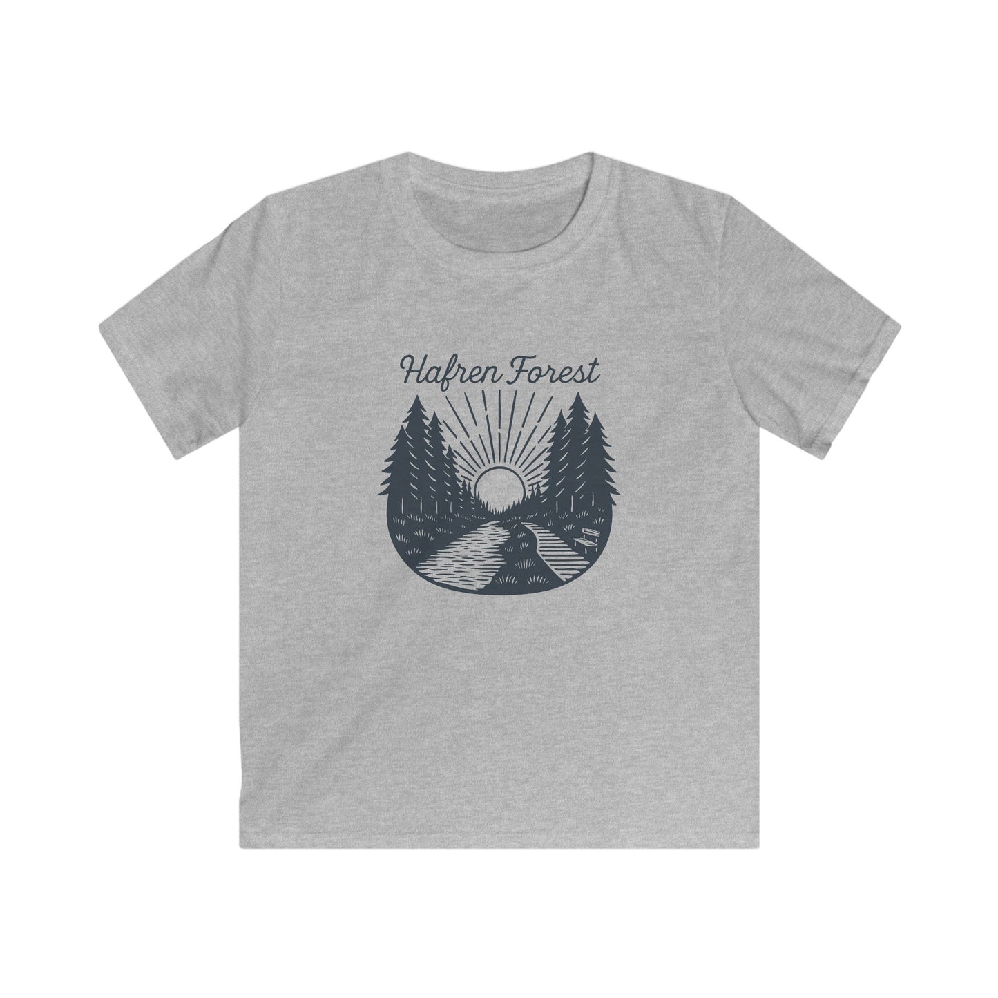 Kids Tee — Hafren Forest Sunrise Graphic