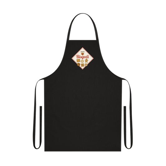'Caru Bisgedi' Cotton Apron - I Love Biscuits