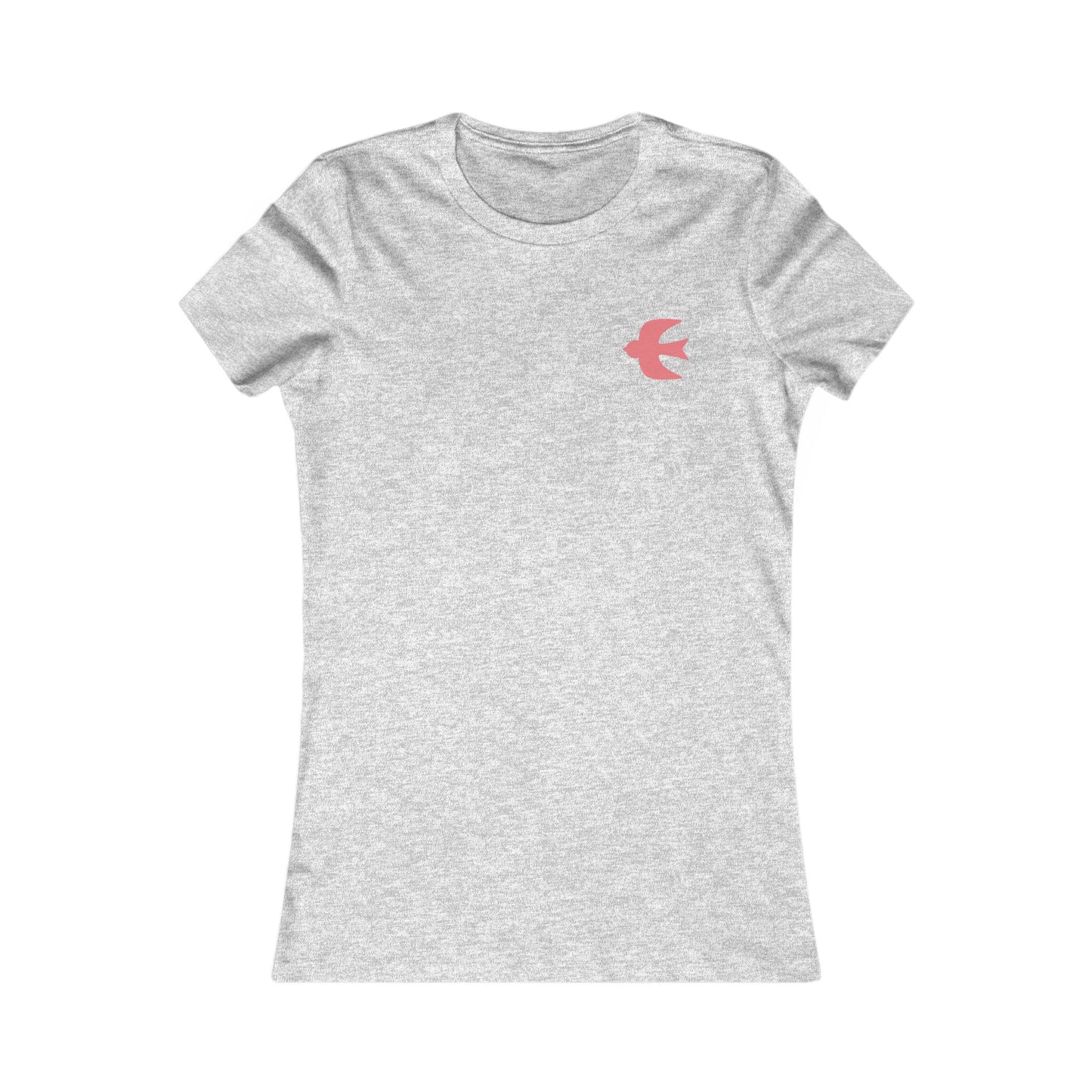 Women's Hiraeth Graphic Tee - Mountain Sunrise with Flying Swallows (Double Sided)