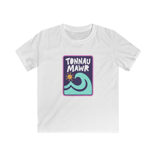 'Tonnau Mawr' Kids T-Shirt – Big Waves Graphic Tee
