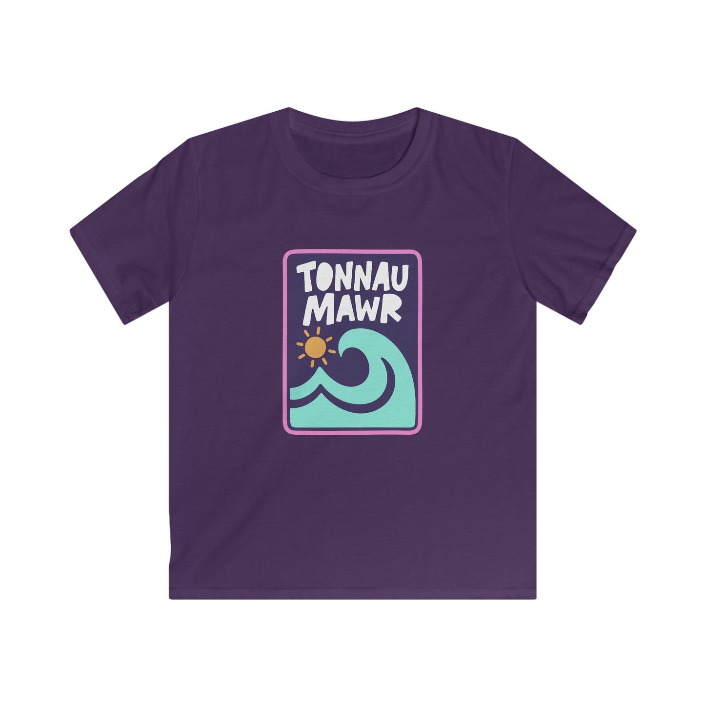 'Tonnau Mawr' Kids T-Shirt – Big Waves Graphic Tee