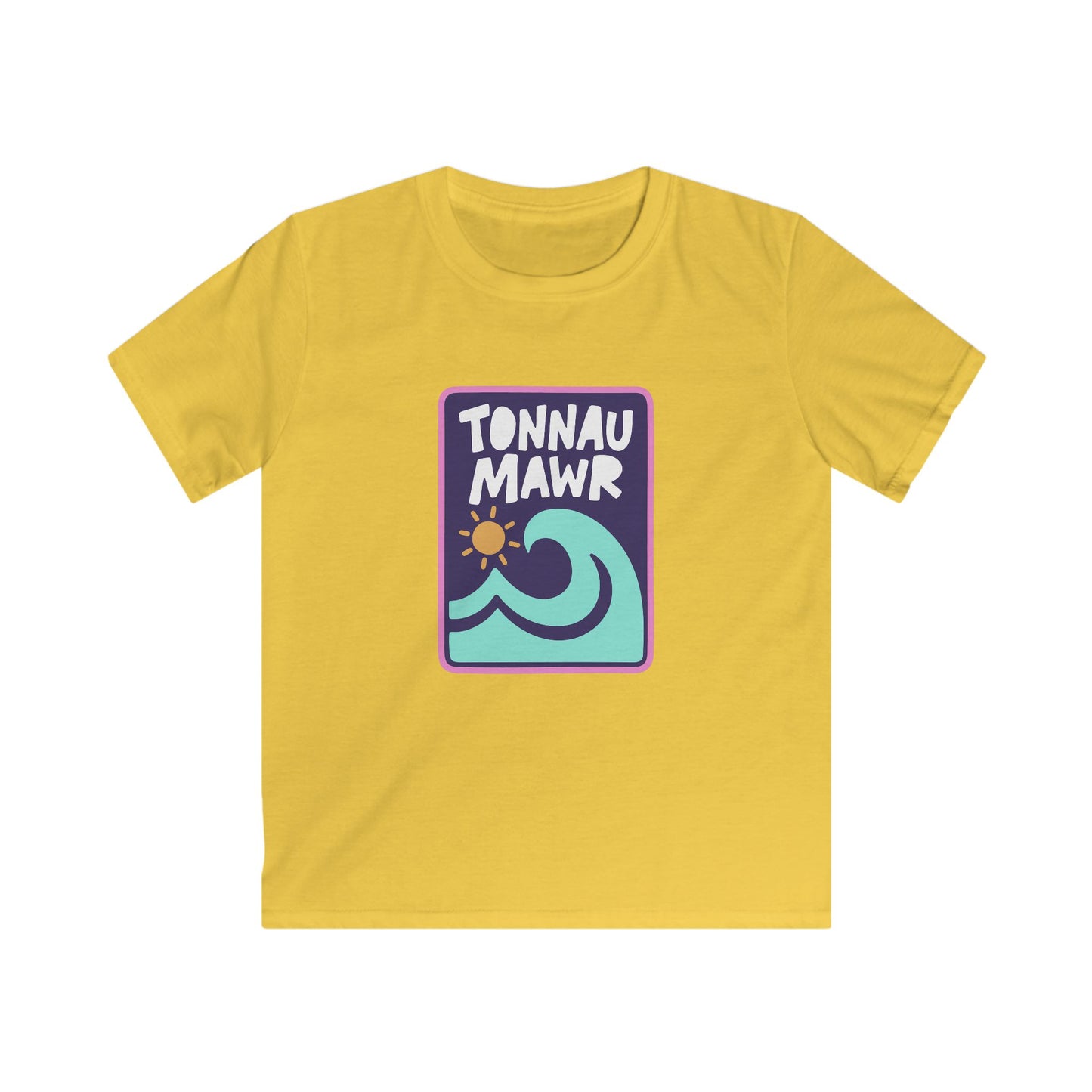 'Tonnau Mawr' Kids T-Shirt – Big Waves Graphic Tee