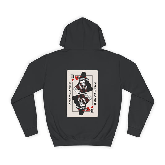 Welsh Playing Card Hoodie - 'Brenhines' (Double Sided)