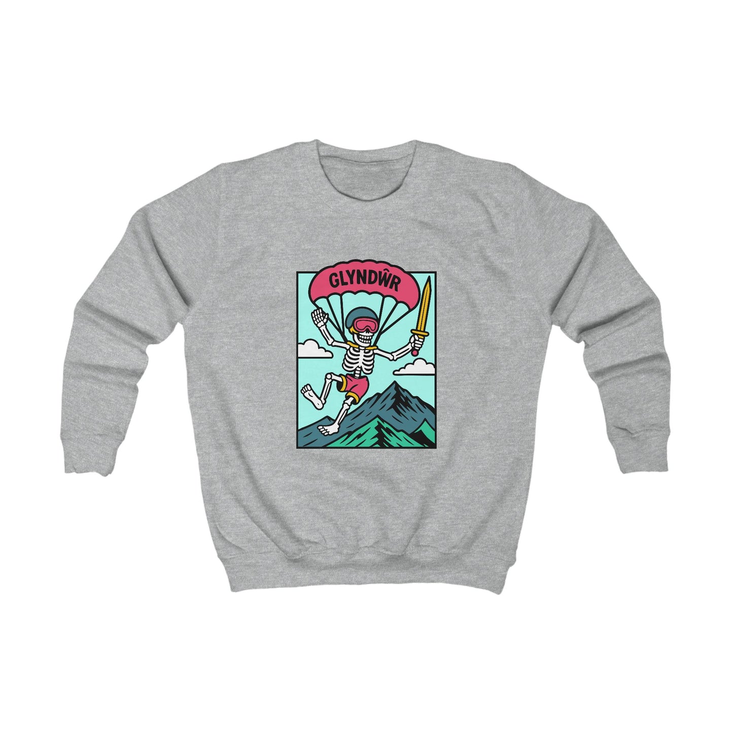 Kids Skeleton Glyndŵr Jumper - Parachute Design