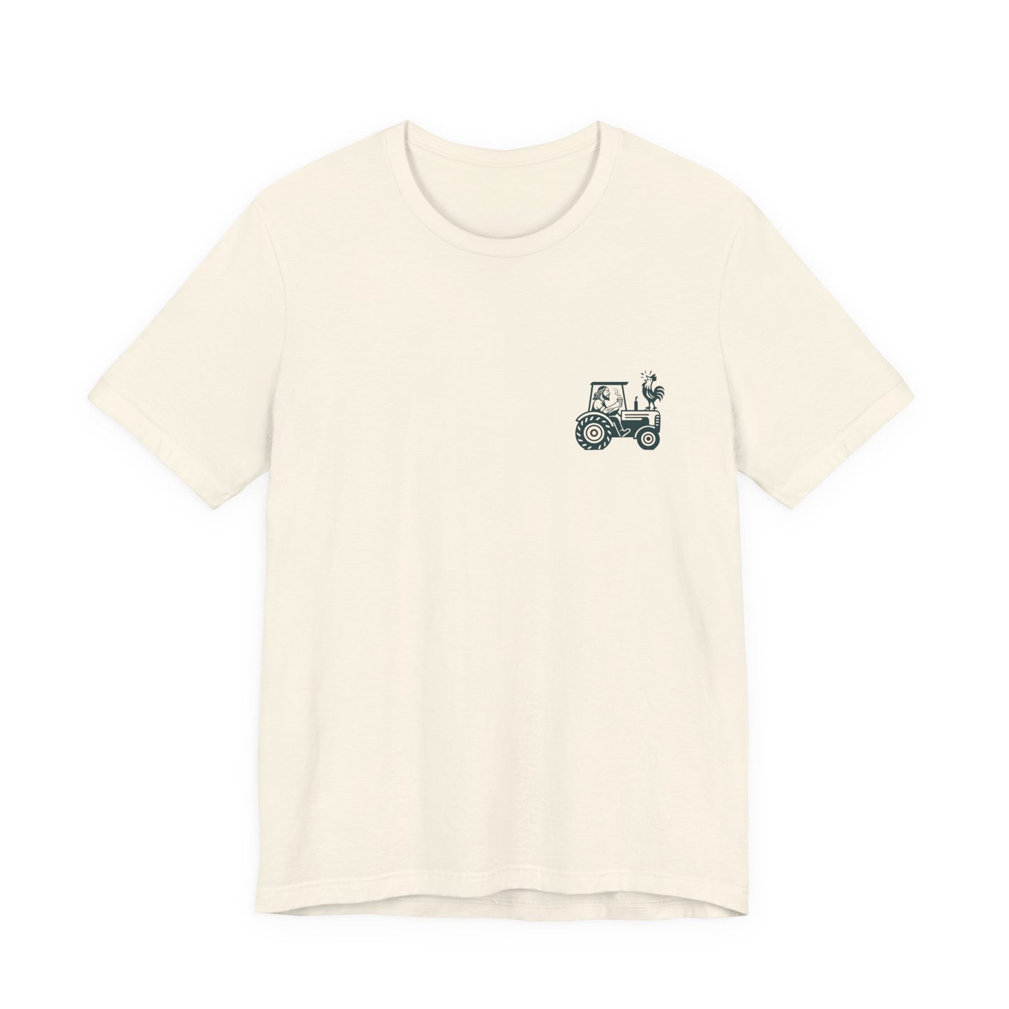Coffi y Ffermwyr (Farmers Coffee) Unisex Tee - Double Sided