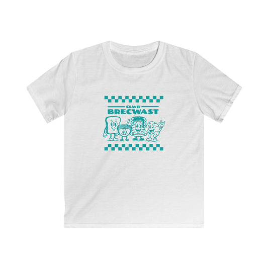 Clwb Brewcast Retro Kids Cartoon Tee - Vintage Breakfast Club T-Shirt