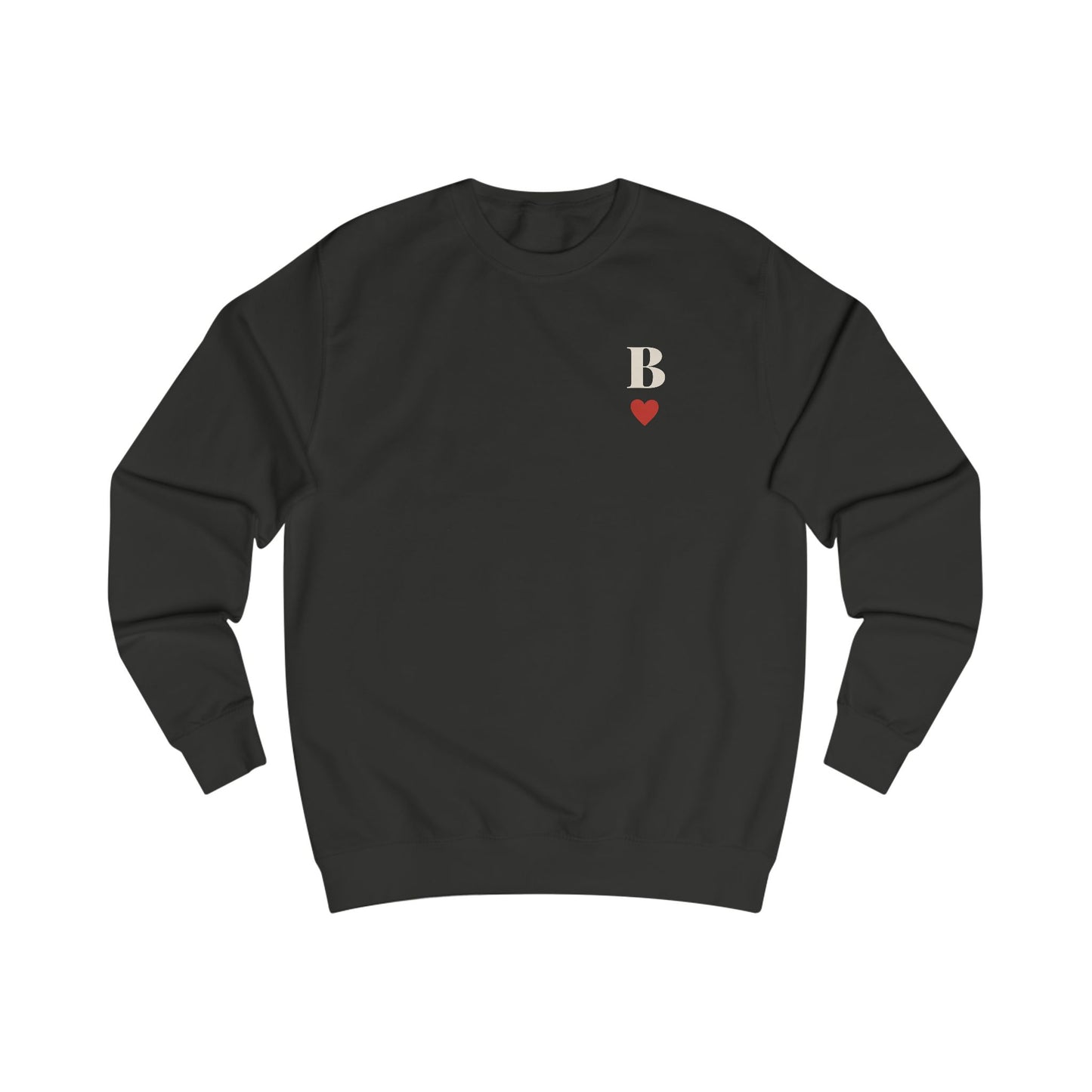 Welsh Queen of Hearts Playing Card Sweatshirt - Brenhines (Double Sided)