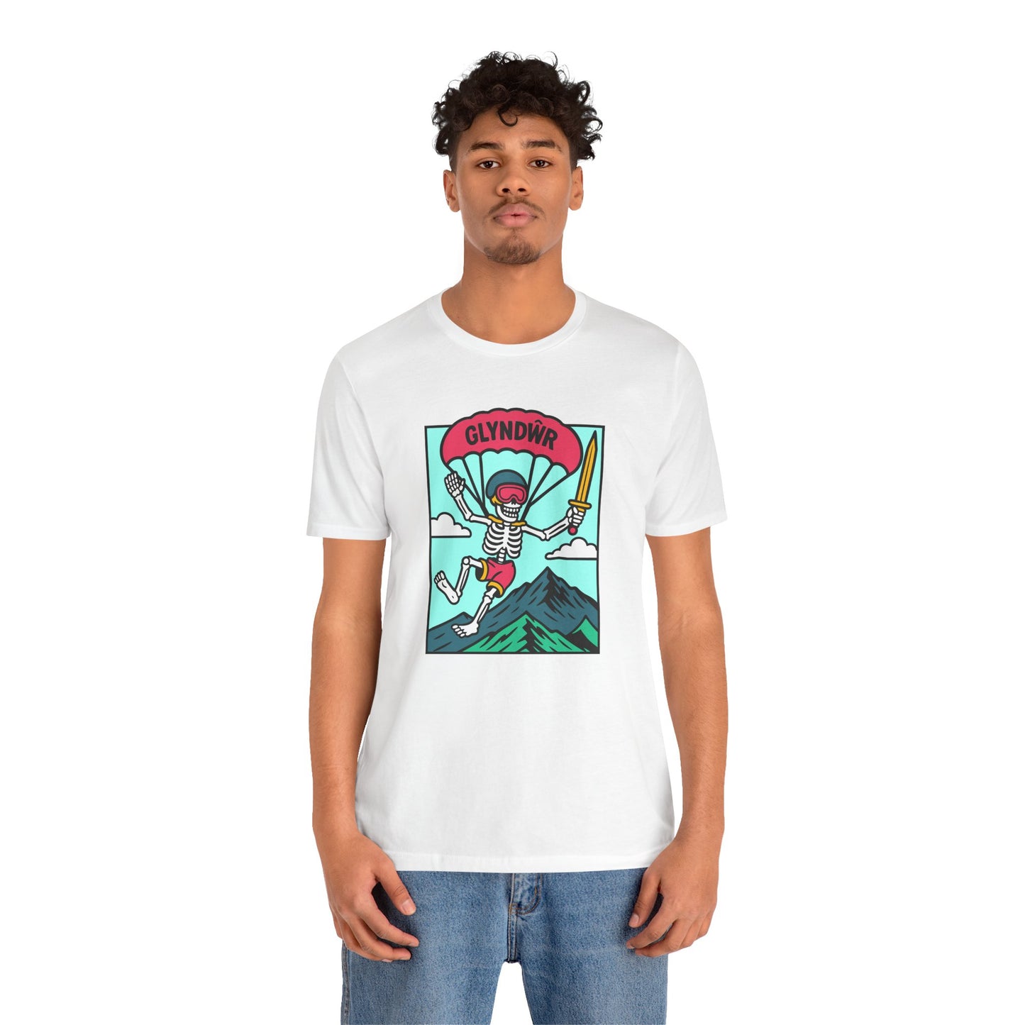 Skeleton Glyndŵr Parachute T-Shirt (Unisex)