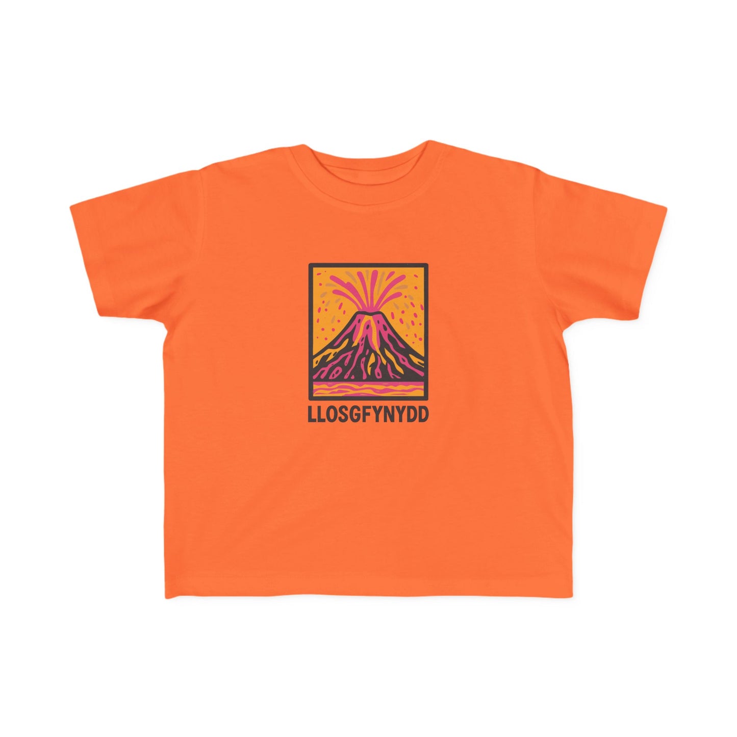 Toddler Volcano T-Shirt - 'Llosgfynydd'