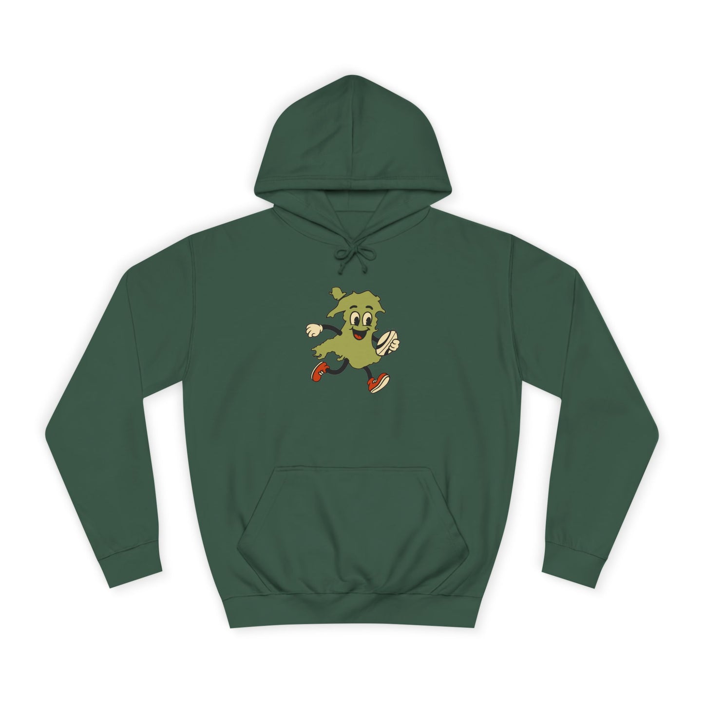 Retro Welsh Rugby Map Unisex Hoodie