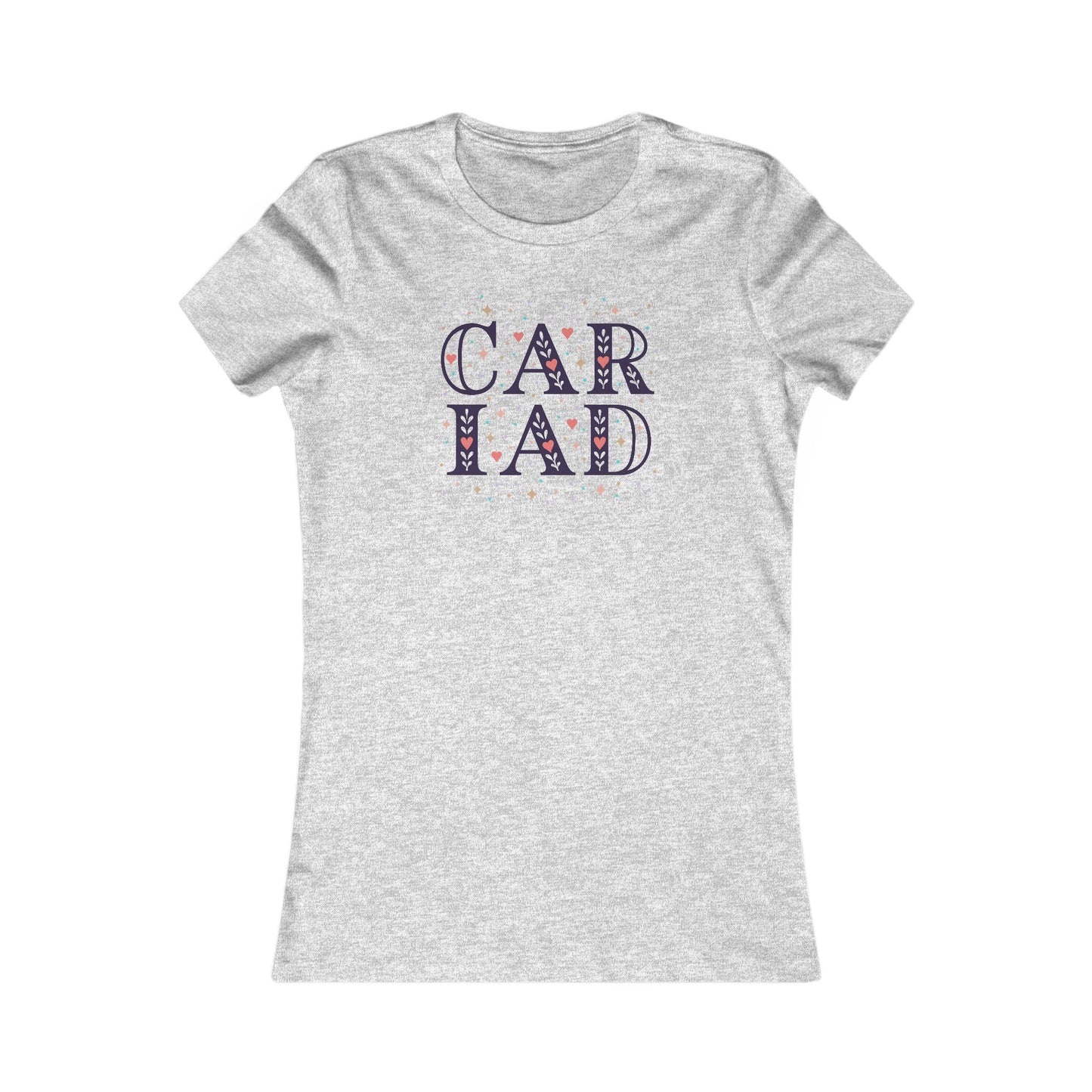 Women's 'Cariad' Vintage Typographic Tee