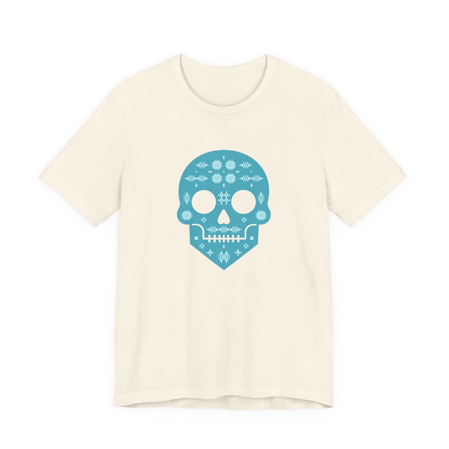 Welsh Tapestry Pattern Skull T-Shirt (Unisex)