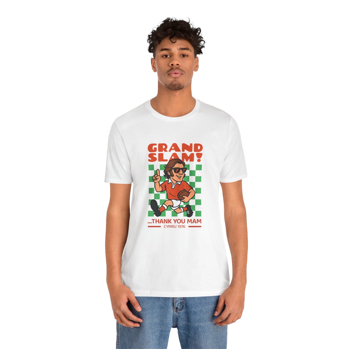 Vintage Wales 1976 Grand Slam Rugby T-shirt (unisex) - Retro Rugby Tee