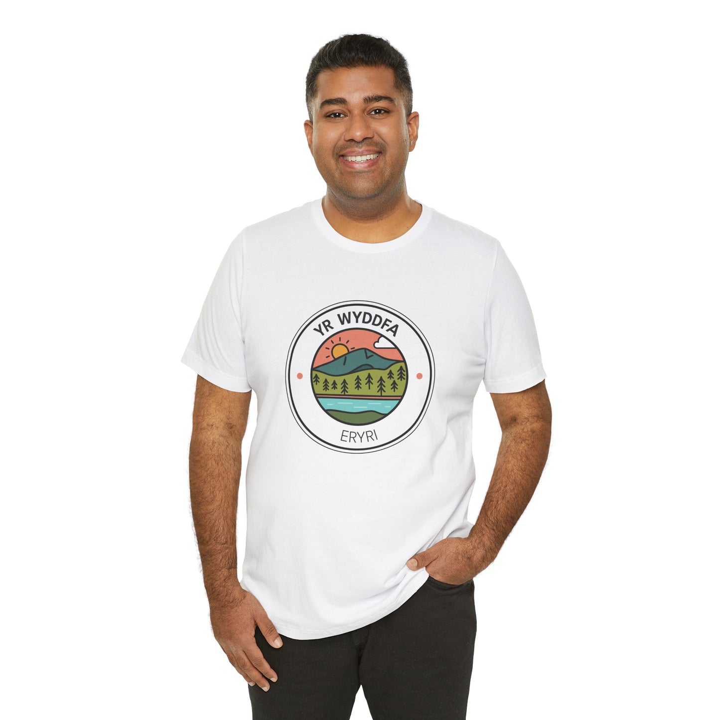 'Yr Wyddfa' T-Shirt (Unisex) - Eryri Scenic Crest