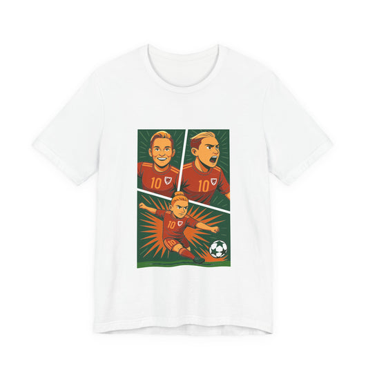 Jess Fishlock — Welsh Football Anime Inspired Graphic T-Shirt (Unisex)
