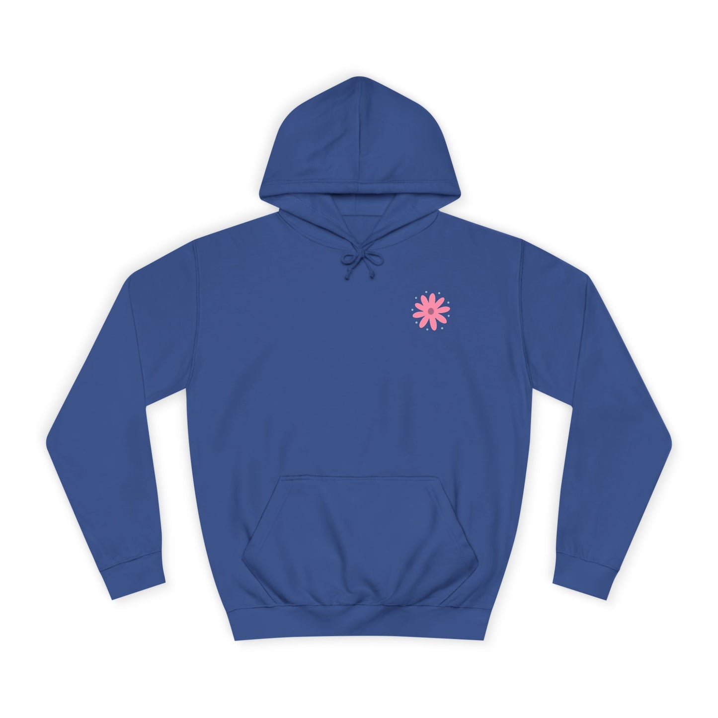 Retro Floral 'Blodau' Unisex Hoodie (Double Sided)