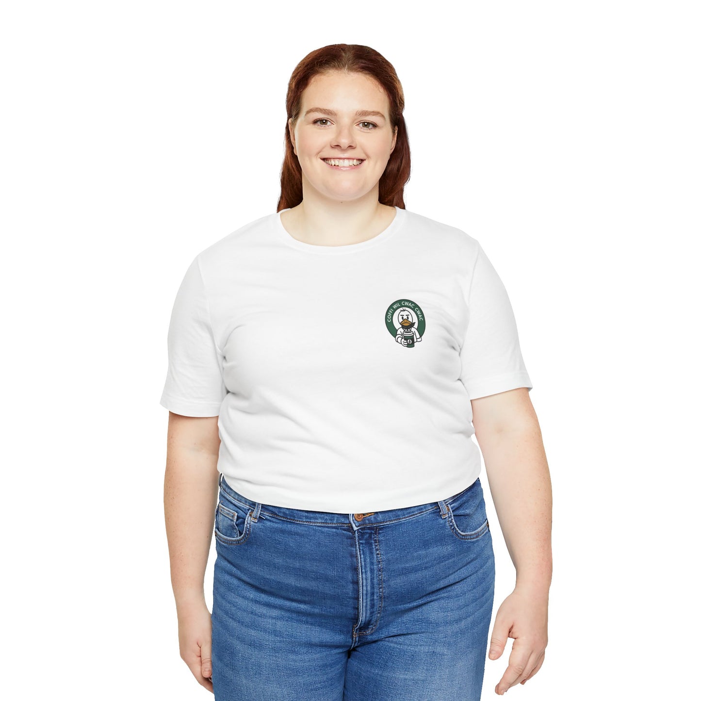 Wil Cwac Cwac Coffee Unisex T-shirt - Retro Cafe T-Shirt (Double Sided)