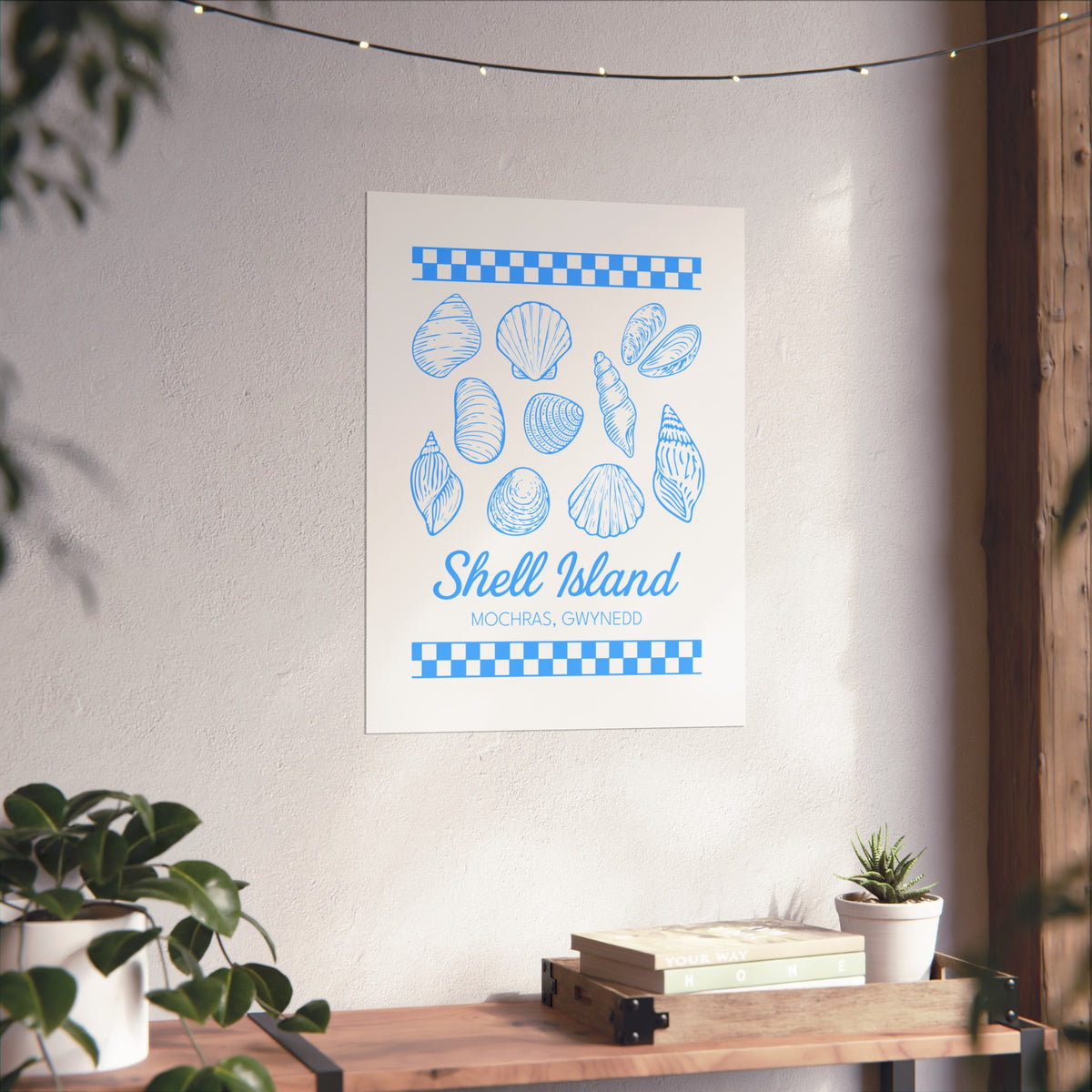Shell Island Fine Art Poster - Coastal Beach Print (Mochras, Gwynedd)