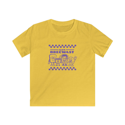 Clwb Brewcast Retro Kids Cartoon Tee - Vintage Breakfast Club T-Shirt