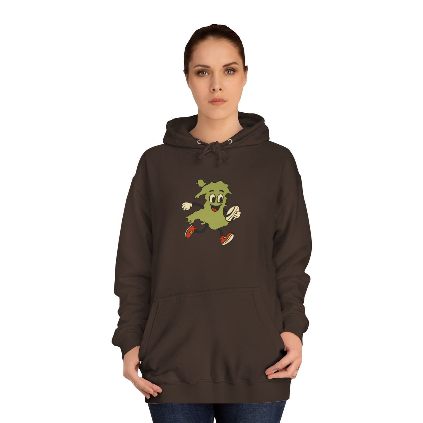 Retro Welsh Rugby Map Unisex Hoodie