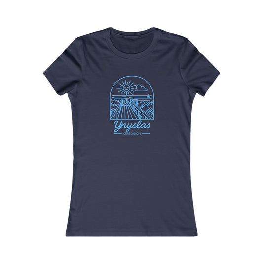 Women's Ynyslas Tee - Sunset Graphic