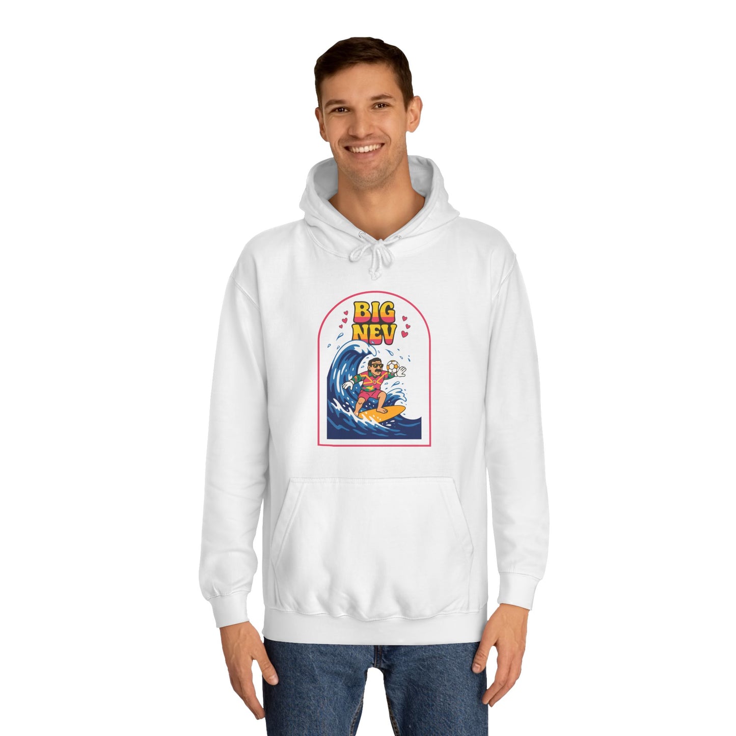 Neville Southall Retro Surfing  Hoodie (Unisex)
