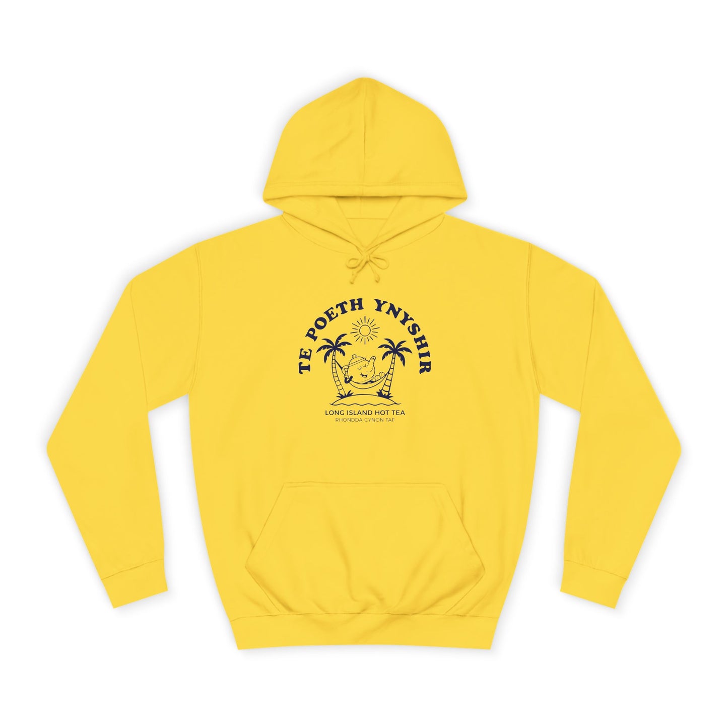 'Te Poeth Ynyshir' Unisex Hoodie (Long Island Hot Tea)