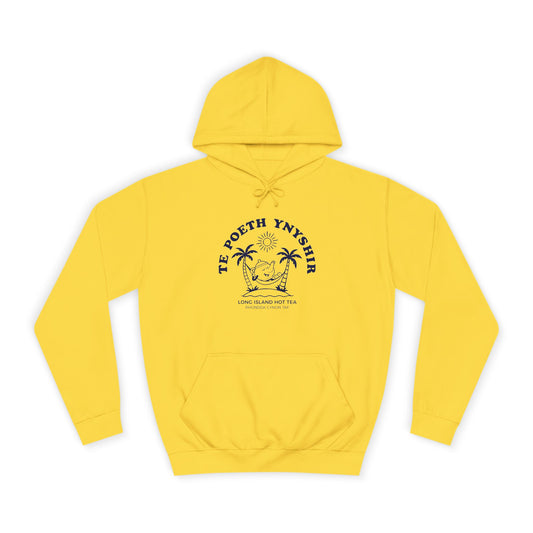'Te Poeth Ynyshir' Unisex Hoodie (Long Island Hot Tea)