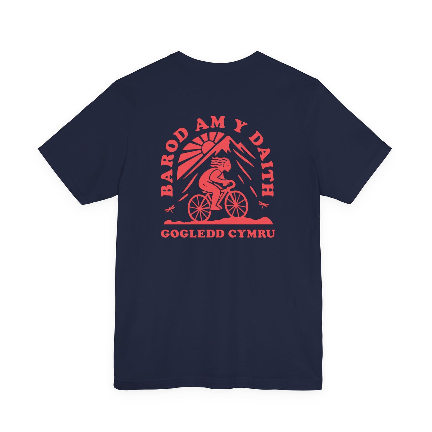 Gogledd Cymru Cycling Unisex Tee - 'Barod Am Y Daith'