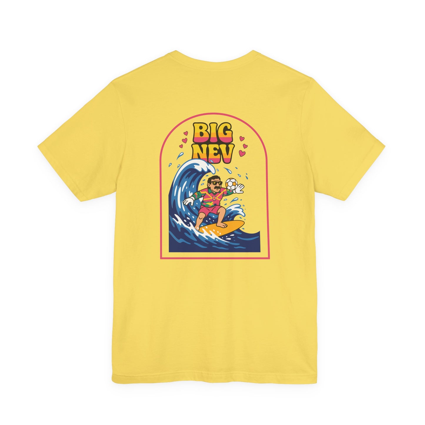 'Big Nev' Surf Graphic Tee — Double Sided