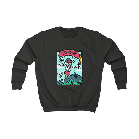 Kids Skeleton Glyndŵr Jumper - Parachute Design