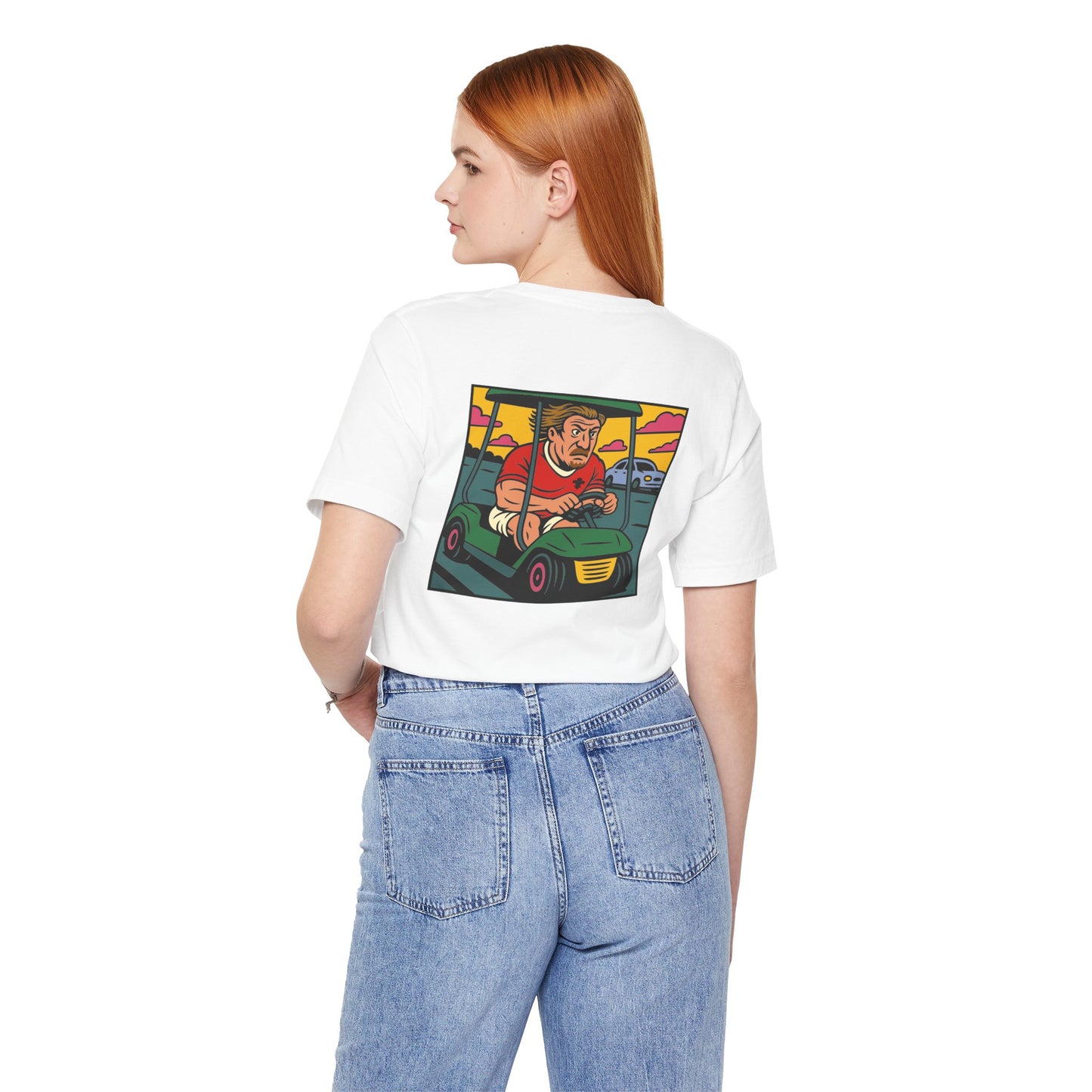 Life in the Fast Lane - Vintage Andy Powell Golf Buggy Tee —Welsh Rugby T-Shirt