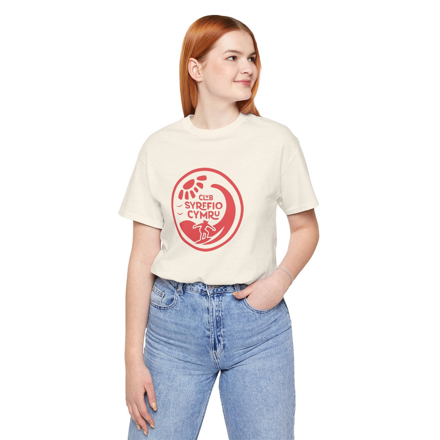 'Clwb Syrffio Cymru' Unisex T-Shirt - Welsh Surf Club Logo Tee